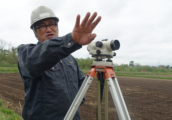 猪股　禎久の作業様子
