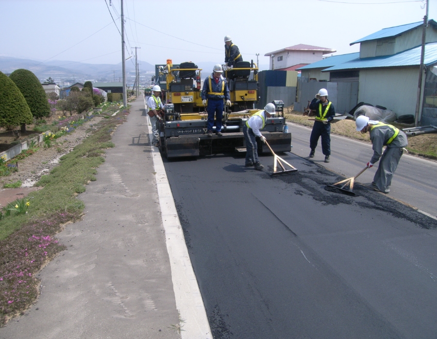 公共道路の舗装工事